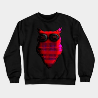 Plaid Owl Crewneck Sweatshirt